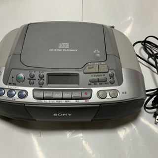 SONY、CDラジオカセットレコーダー