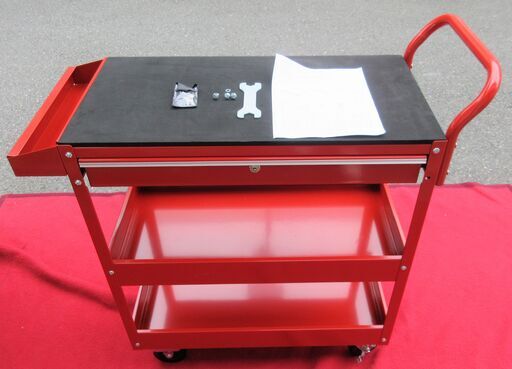 ☆ツールカート TOOL CART TC301DB ツールワゴン キャスター付きカート◆情熱の赤！作業効率アップ！