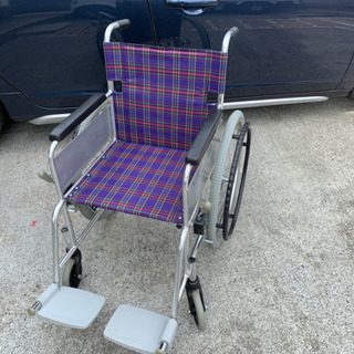 国産カワムラサイクル車椅子！使用頻度少ないアルミ製 - その他