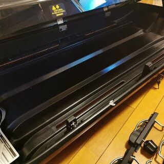 直接引取のみ】Inno ルーフボックスBR55BK BRP10クイッククランプ付き
