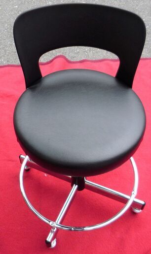 ☆ノーリツイス CA36L-Z 作業用チェア ブラック ワーキングチェア Working chair◆作業時に最適な椅子