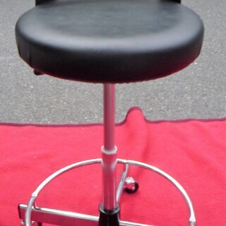 ☆ノーリツイス CA36L-Z 作業用チェア ブラック ワーキングチェア