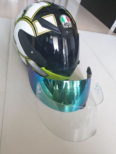交渉中 AGV K1  アジアンフィット XLサイズ  フルフェイス   ミラー・クリアシールドお付けします