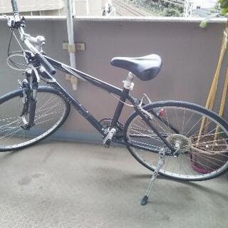 ジャイアントのクロスバイク自転車　21段ギア　ミラー付き