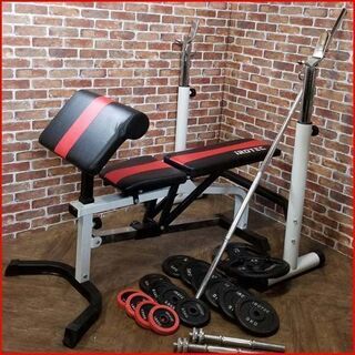 ③ 状態良好 IROTEC/アイロテック スクワットラック＋マルチポジションベンチ＋プレート65Kg+バーベルシャフト 1本+ダンベルシャフト 2本  手渡し希望/自社配送可能（配送エリアについてお問い合わせください ) 値下げ 状態良好 IROTEC/アイロテック スクワットラック＋マルチ
