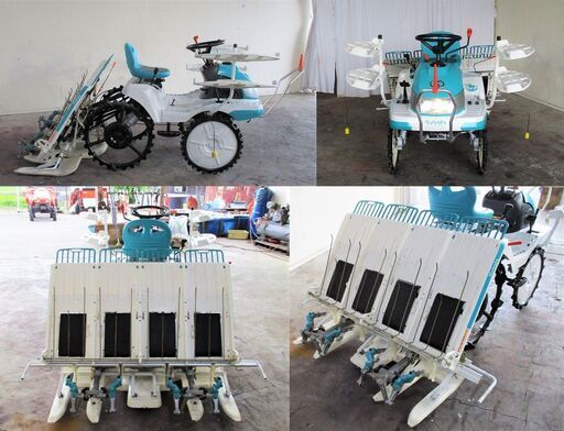 清掃・整備済み クボタ 田植機 JC4 優ゆうターン 4条植え リコイル