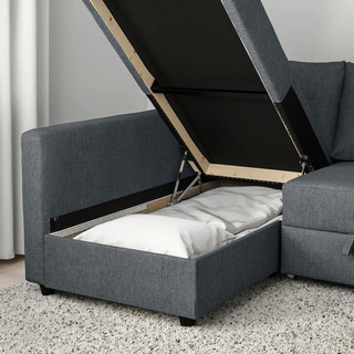 お取引中】IKEA フリーヘーテン ソファ 収納付き ソファベッド | www