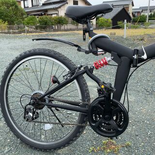 ＜KYUZO＞ 26インチ折りたたみマウンテンバイク KZ-104