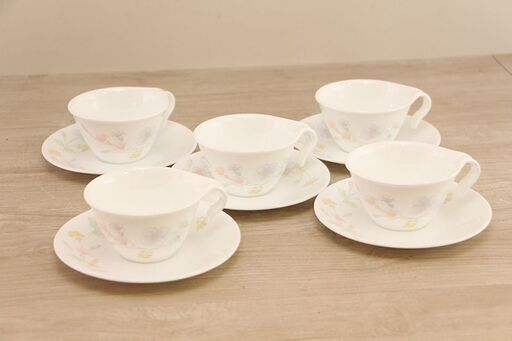 CORELLE コレール カップ＆ソーサー　花柄　5客セット (R2122awxY)