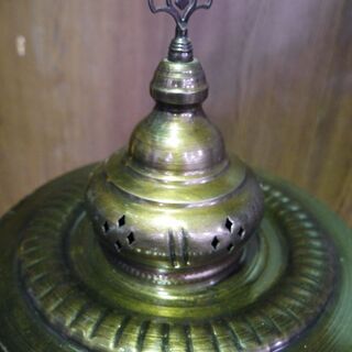 【職人技】トルコモザイクランプ　7灯螺旋型　シャンデリア