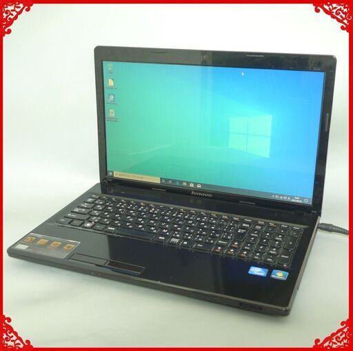 1台限定 新品SSD-256G ノートパソコン 中古良品 15.6型 Lenovo G580 Celeron 4GB DVDRW 無線 Wi-Fi webカメラ Windows10 LibreOffice