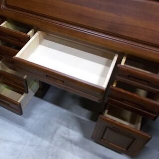 北海道工芸家具 ライティングビューロー 椅子付き ライティングデスク 