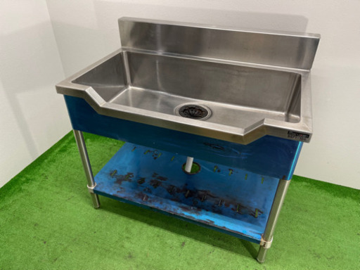 業務用　ステンレス　１層シンク流し台　店舗　飲食店　Ｗ１０００ｘＤ６００ｘＨ８００ｍｍ
