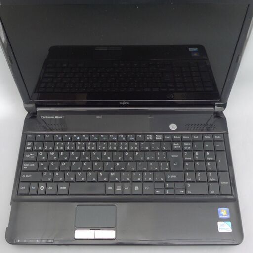 初心者向け ノートパソコン 中古動作良品 15.6型 富士通 AH530/2B Pentium 4GB 500G DVDRW 無線LAN webカメラ Windows10 LibreOffice 初心者向け ノートパソコン 中古動作良品 15.6型 富士通 AH530/2B