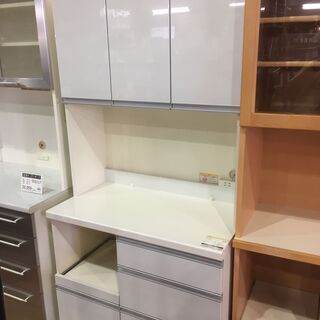 愛品館市原店】パモウナ（Pamouna）3枚扉キッチンボード【管理 