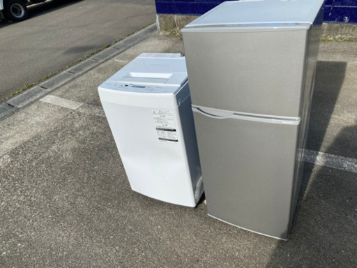 冷蔵庫、洗濯機2点セット　2018年製　SHARP 東芝　冷蔵庫