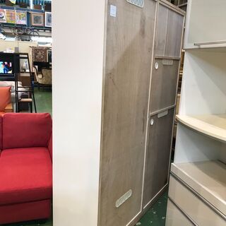 【愛品館八千代店】松田家具　4枚扉キッチンボード【愛八KT】