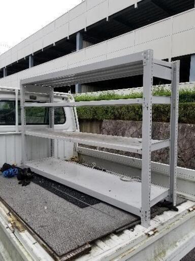 業務用棚ラック　水槽タイヤ工具乗せても大丈夫　3万円位した。