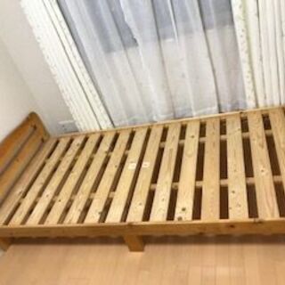 木製シングルベッドフレーム
