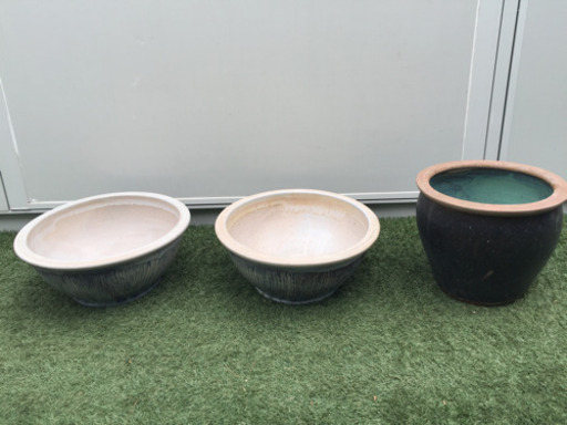 水鉢(メダカ鉢)