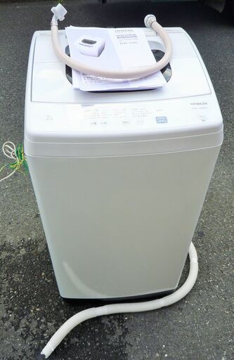☆日立 HITACHI NW-50E 5.0kg 風脱水機能搭載全自動電気洗濯機◆2020年製・使い勝手抜群