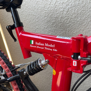 ランボルギーニ　レッド 26インチ 折りたたみ