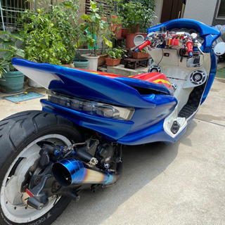 YAMAHA・マジェスティC・ロンホイ・エアサス カスタム 自賠責 令和5年7