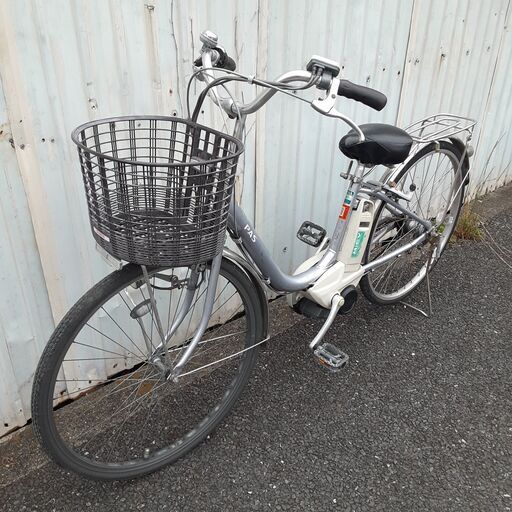 電動アシスト自転車6月-15　ヤマハ　PAS Natura　充電器　4.0Ahバッテリー　鍵1本　電動自転車