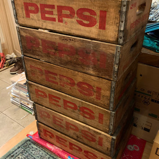 PEPSI 木箱　6箱セット PEPSI 木箱 ビンテージ 6個セット