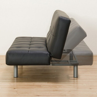 超美品】NITORI ソファベッド(Nシールド マークスAM BK)