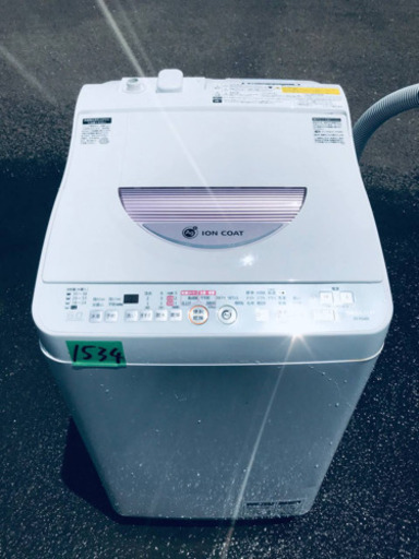 ②✨乾燥機能付き✨1534番 SHARP✨電気洗濯乾燥機✨ES- ②✨乾燥機能付き✨1534番 SHARP✨電気洗濯乾燥機✨ES-