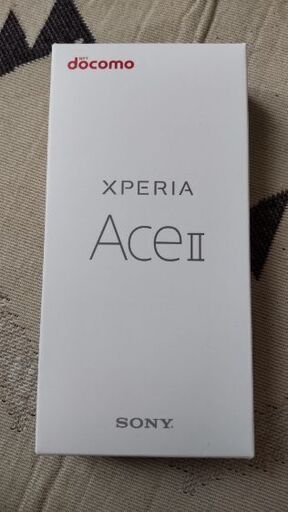②新品、未使用 Xperia ace2  ブルー SIMフリー