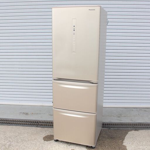T241) Panasonic パナソニック ノンフロン冷凍冷蔵庫 3ドア NR-C370C-N 365L 19年製 冷蔵庫 右開き