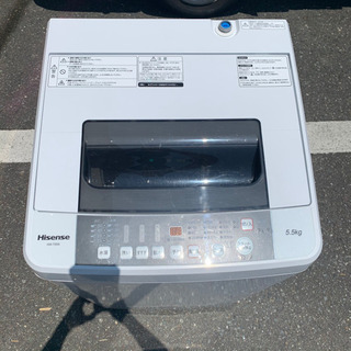 洗濯機 ハイセンス 2016年製 5.5kg HW-T55A🚚自社配送時💳代引き可🚚(現金、クレジット、スマホ決済対応)