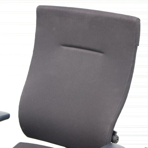 T280)イトーキ（ITOKI）スピーナチェア KE-717GP-Z5T1 肘付ハイバックチェア 椅子 ブラック 黒 定価10万円