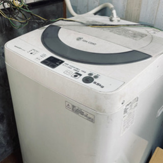 【0円】洗濯機　SHARP ES-GE55N