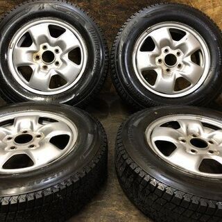 【BS BLIZZAK DM-V3 175/80R15】スタッドレス【ダイハツ テリオスキッド 純正ホイール 15インチ 5J5HPCD114.3+50】2019年 バリ溝　(TH420) クレジットカード QR決済可能 BS BLIZZAK DM-V3 175/80R15】スタッドレス【ダイハツ テリオスキッド
