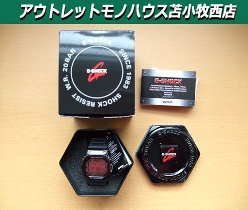 未使用展示品　カシオ G-SHOCK ジーショック GMW-B5000G-1DR 海外向けモデル 苫小牧西店