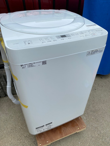 お薦め品‼️分解洗浄クリーニング済み‼️シャープ洗濯機6kg 2018年