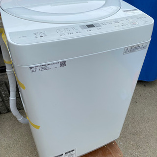 お薦め品‼️分解洗浄クリーニング済み‼️シャープ洗濯機6kg 2018年