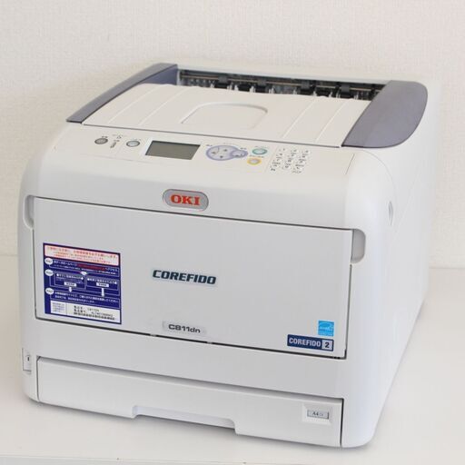 290) ★美品/訳あり★ OKI 沖データ COREFIDO コアフィード C811dn レーザープリンター 17年製 印刷枚数6512枚 周辺機器 印刷機 A3 A4