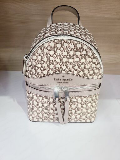 【愛品館市原店】 kate spade バッグ リュック  ホワイトマルチ スペード リンク PVC レザー【愛市IAG】