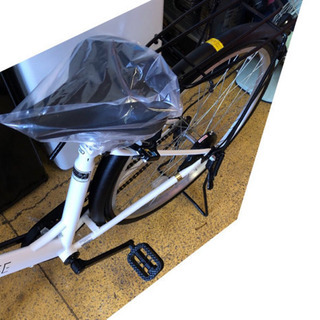 新品 ママチャリ 26インチ 自転車 ダカラットベース(パールホワイト