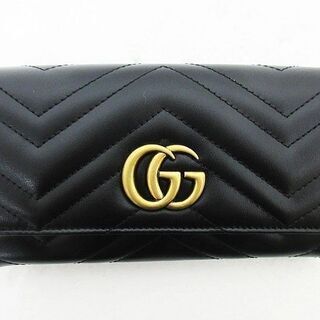 【未使用】GUCCI グッチ 長財布 財布 GGマーモント レデ...