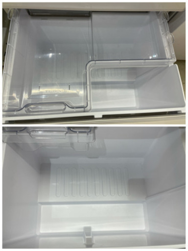 GM576【クリーニング済】SHARP 350L 2015年 大容量 3ドア SJ-PW35B-C