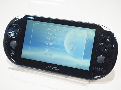 【苫小牧バナナ】SONY/ソニー PlayStationVITA PSVITA PCH-2000 ブラック メモリ1GB 本体のみ 動作品 A♪