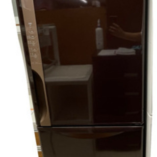 GM580【クリーニング済】日立 315L 2018年製 ブラウン 3ドア R-K320HV 