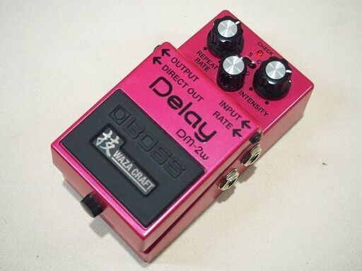 【苫小牧バナナ】BOSS/ボス WazaCraftシリーズ Delay ギター用エフェクター DM-2W コンパクトペダルスペシャルエディション 箱付き 動作品♪ 苫小牧バナナ】BOSS/ボス WazaCraftシリーズ Delay ギター用