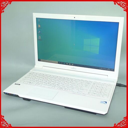 1台限定 新品SSD-256G ノートパソコン 中古良品 15.6型 富士通 AH42/K Pentium 4GB DVDRW 無線LAN Bluetooth Windows10 LibreOffice