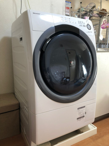 SHARP ドラム式洗濯乾燥機 - 千葉県の家具